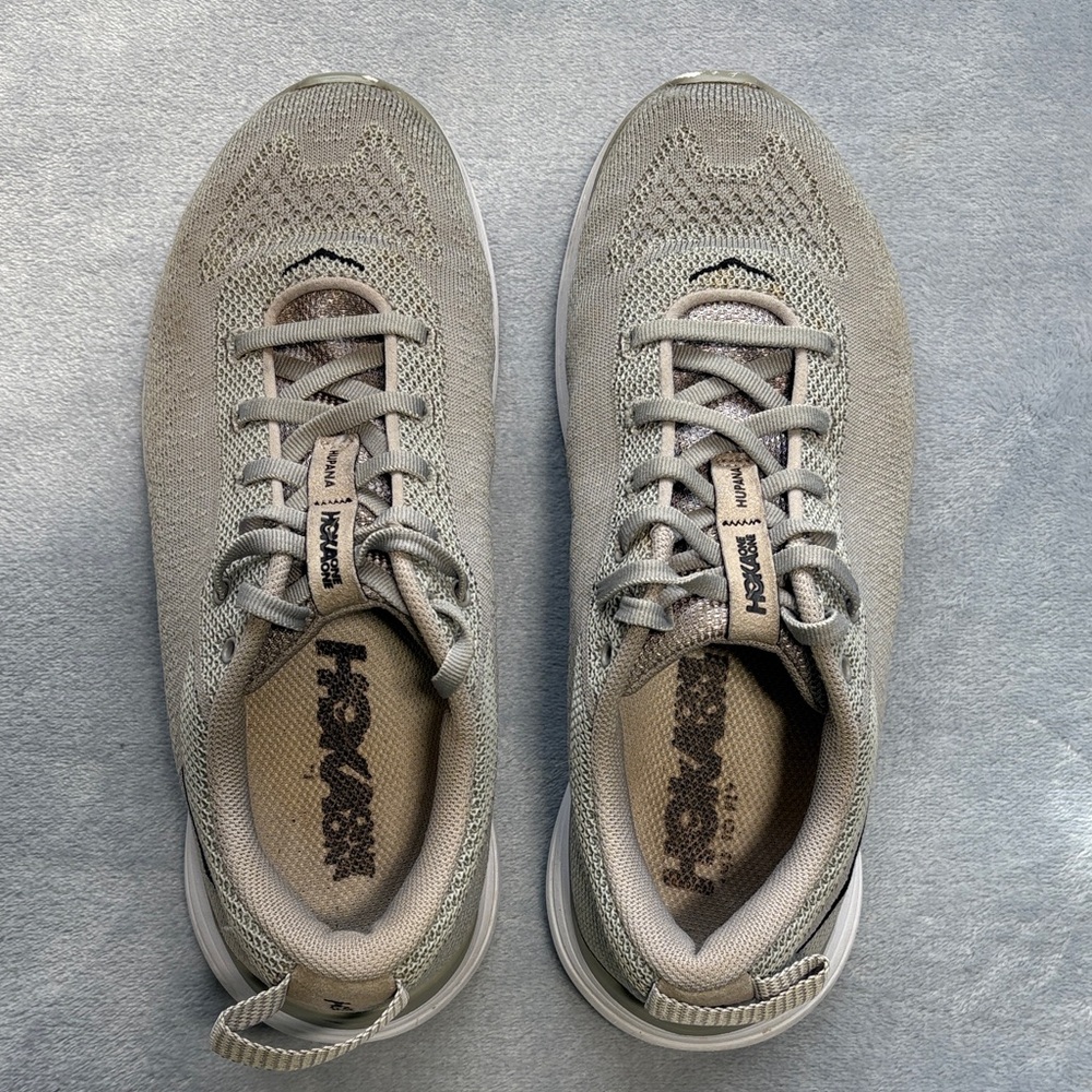 Hoka One One Women's Hupana Light Gray Sneakers